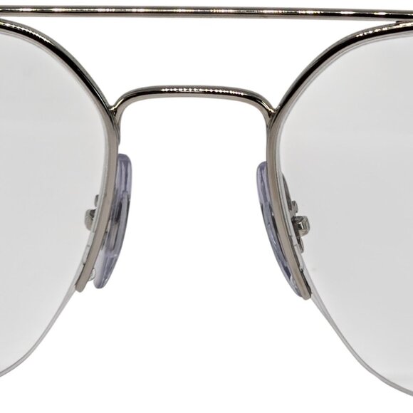 Ray-Ban RX6444 2501 Silver Frames 53-18-140 Aviator Metal RX-Able Unisex - Picture 2 of 9